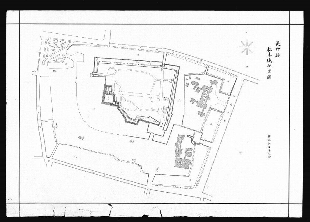 松本城配置図